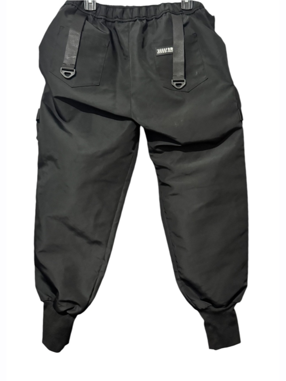 Fabric of the Universe Black Tactical Cargo Jogger Pants Techwear Utility XL - Picture 5 of 5